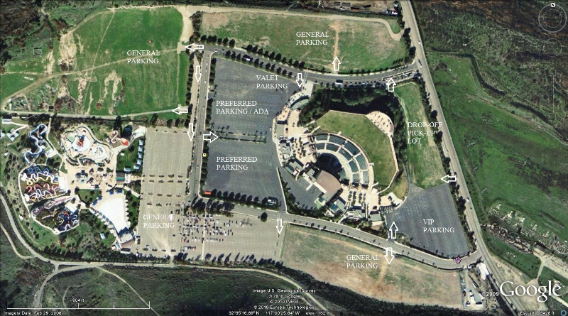 The Chula Vista Amphitheatre Arial View