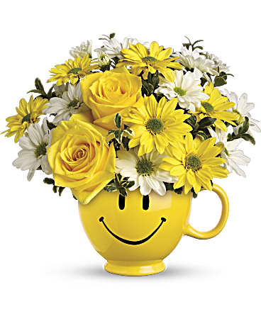 Happy florist in Chula Vista California