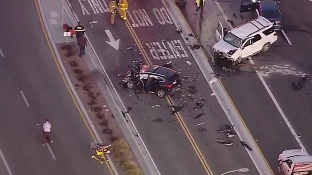 Car crash intersection Chula Vista